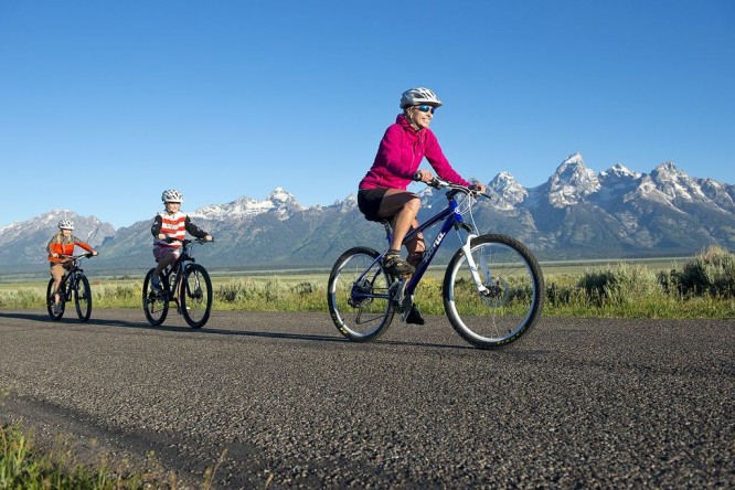 Family Biking in Jackson Hole